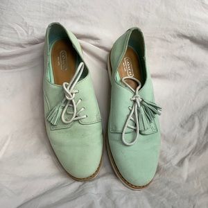 Coach suede shoes size 8